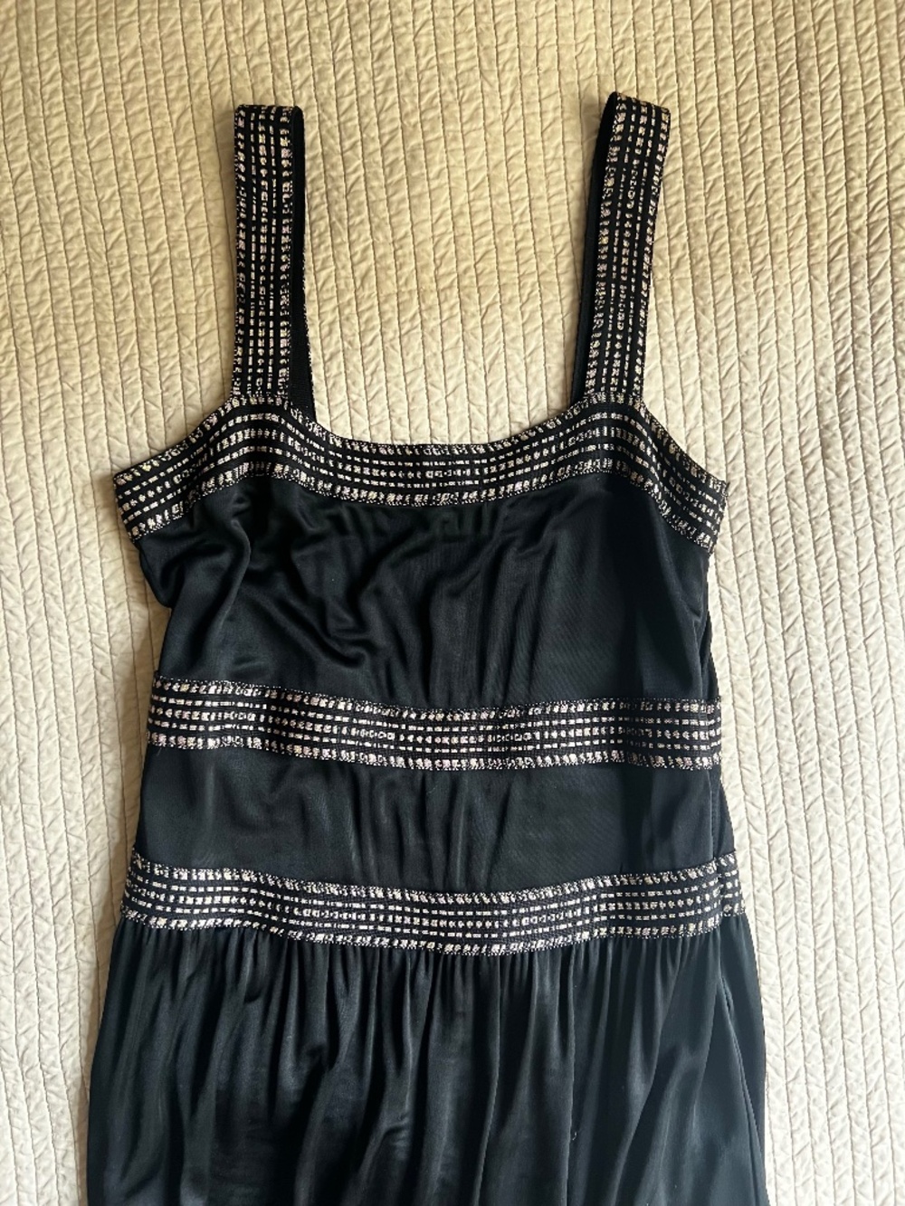 Missoni Black Classic Dress with Signature Knit Accents